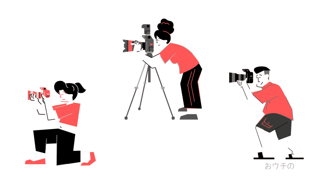 写真を撮る人のテキスト