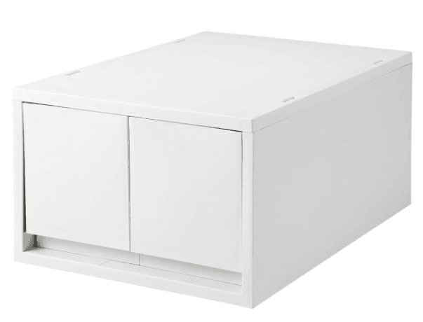 ポリプロピレンケース・引出式・深型・2個(仕切付)